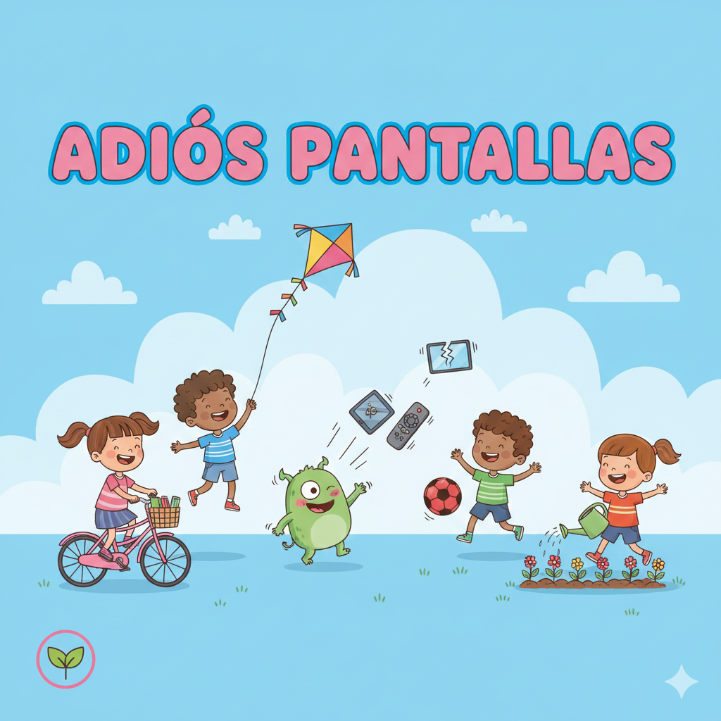 Ebook Adiós pantallas + Guía de actividades de regalo
