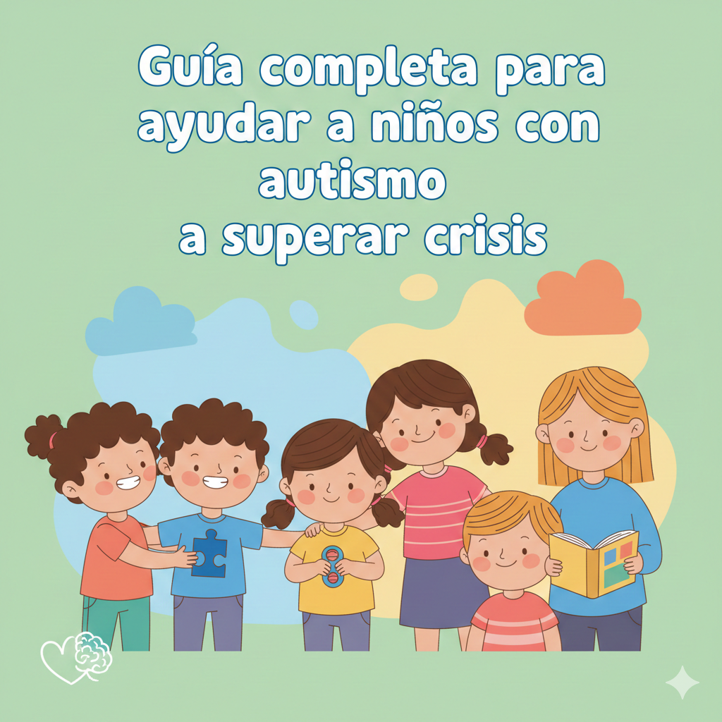 Guía completa para ayudar a niños y niñas con autismos a superar crisis